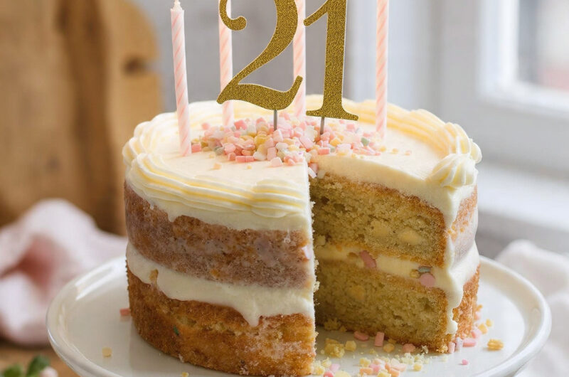 21st Birthday Cake