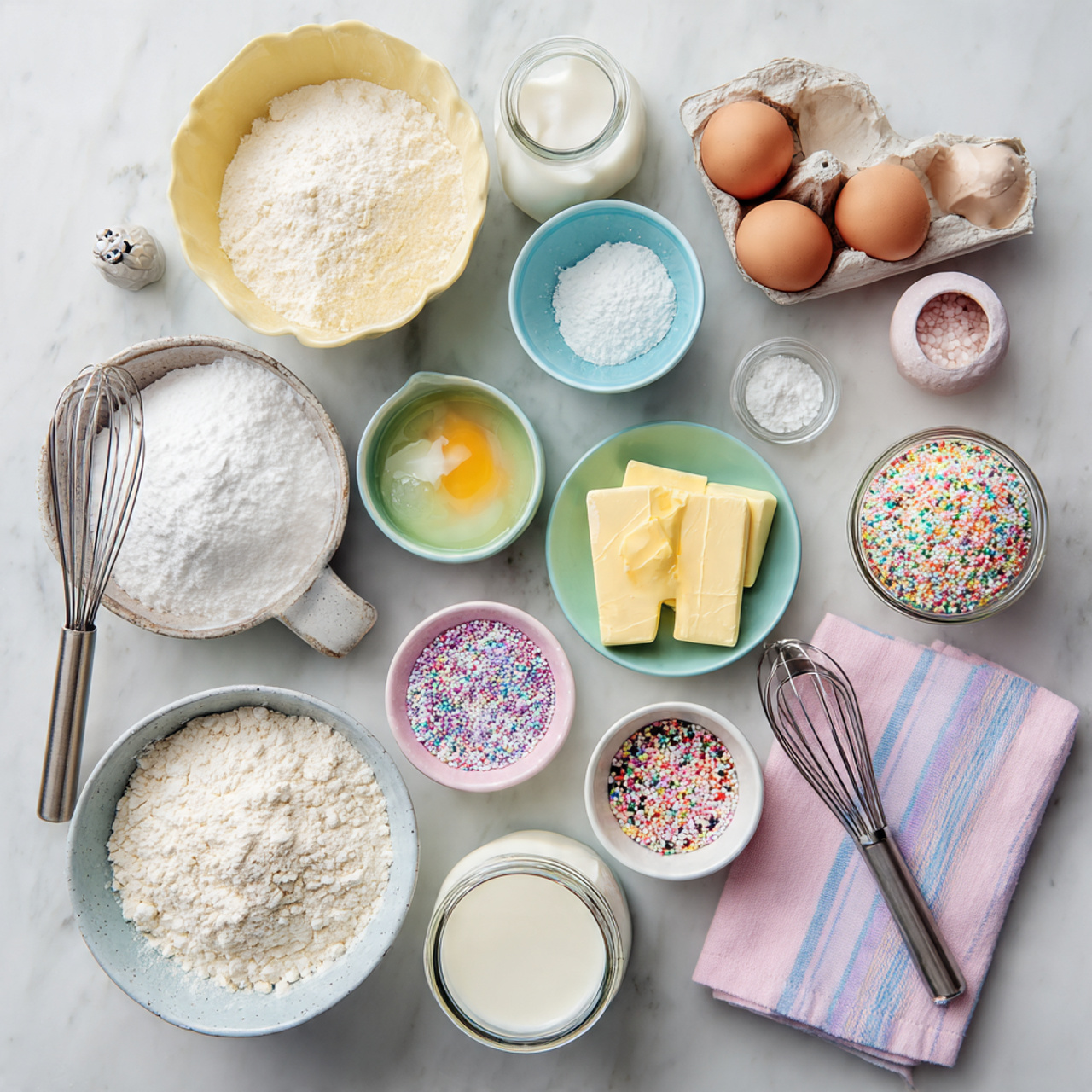 Baby Shower Cake ingredients