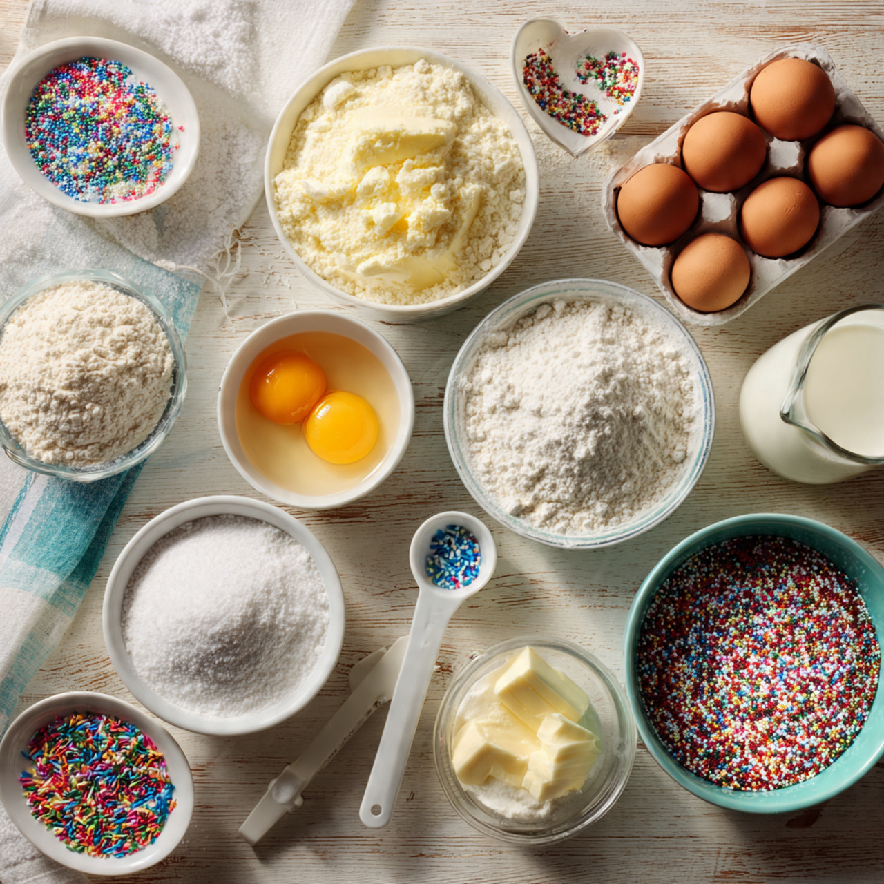 Happy Birthday Cake ingredients