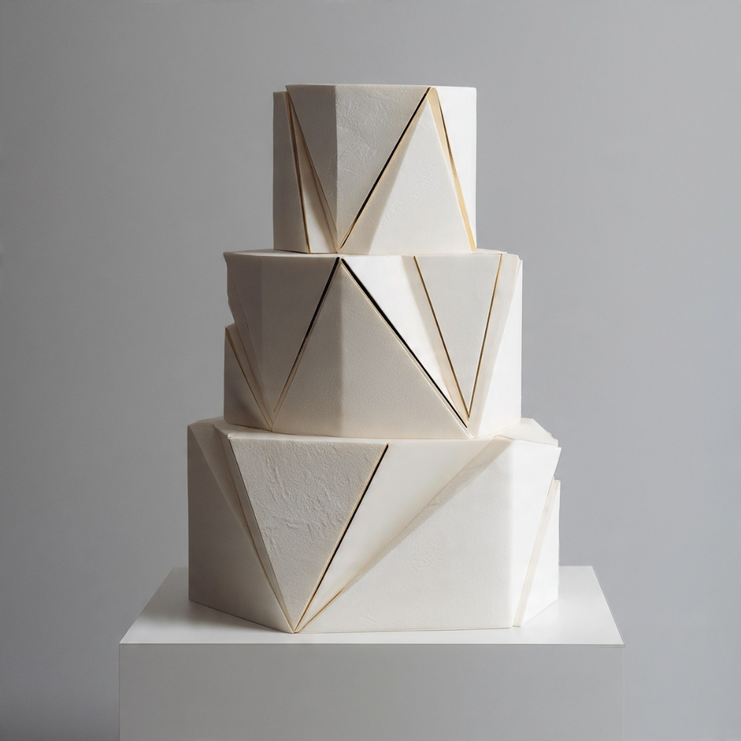 10 Stunning Wedding Cake Design Ideas That Make Every Celebration Unforgettable 7 Modern Minimalist Geometric Cake