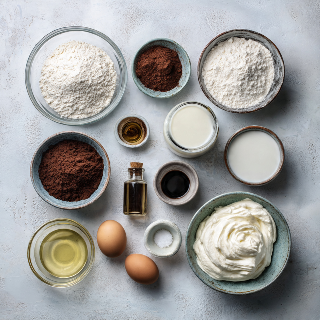 create a high quality top down pinterest style foo