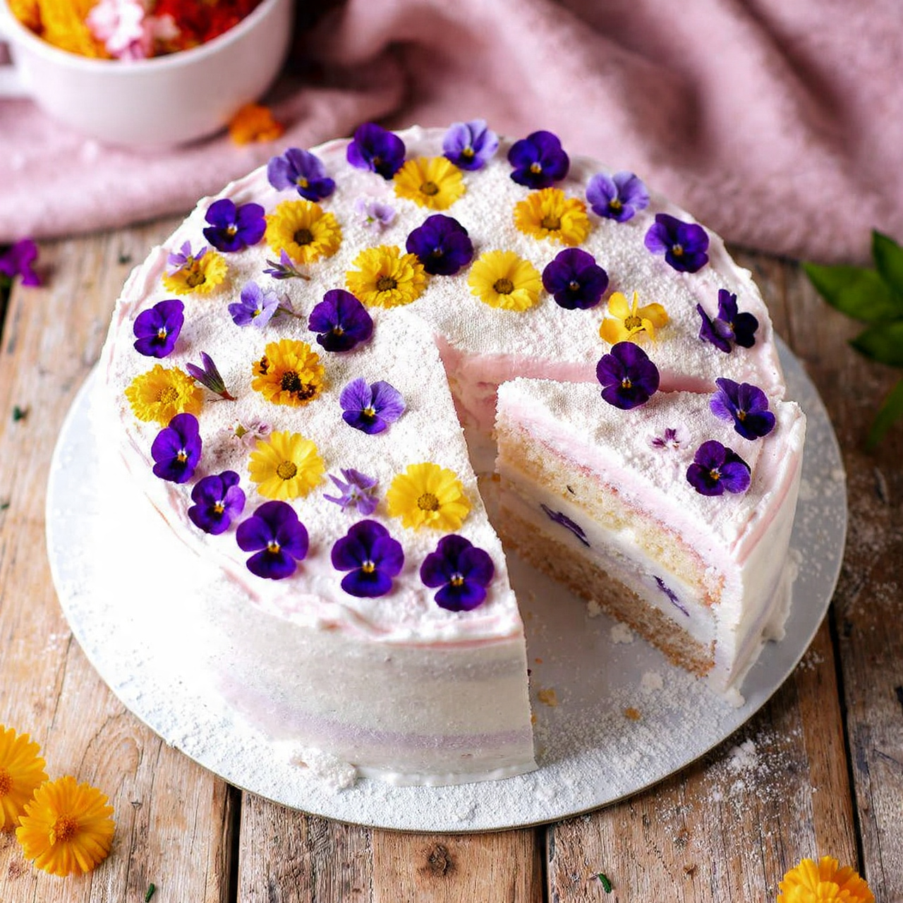 flower cake