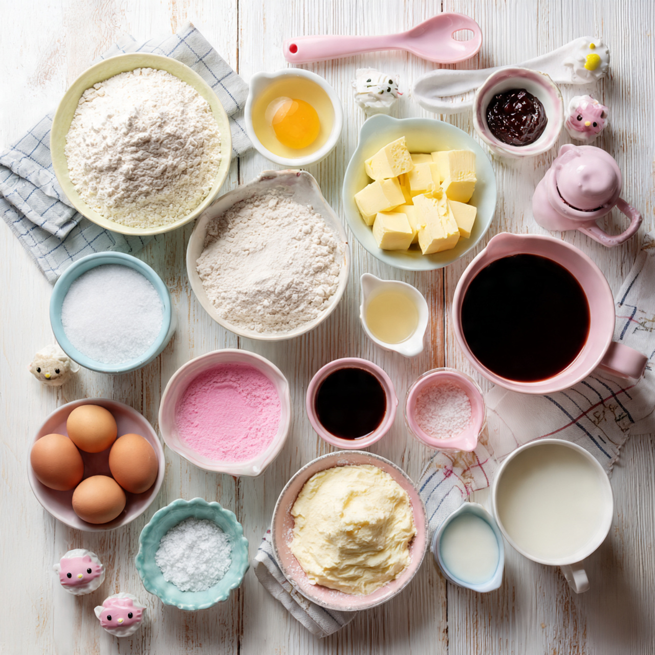 hello kitty cake ingredients