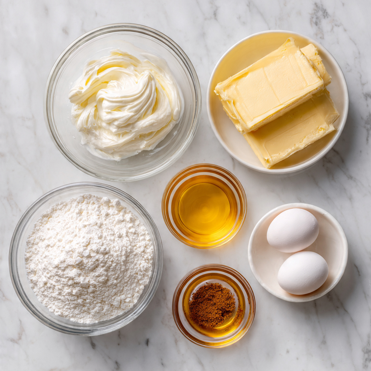 ingredients of vanilla cake ideas recipe in glass