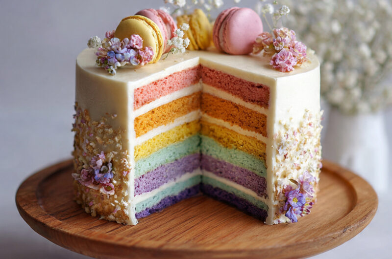 Rainbow Cake 3 Rainbow Cake