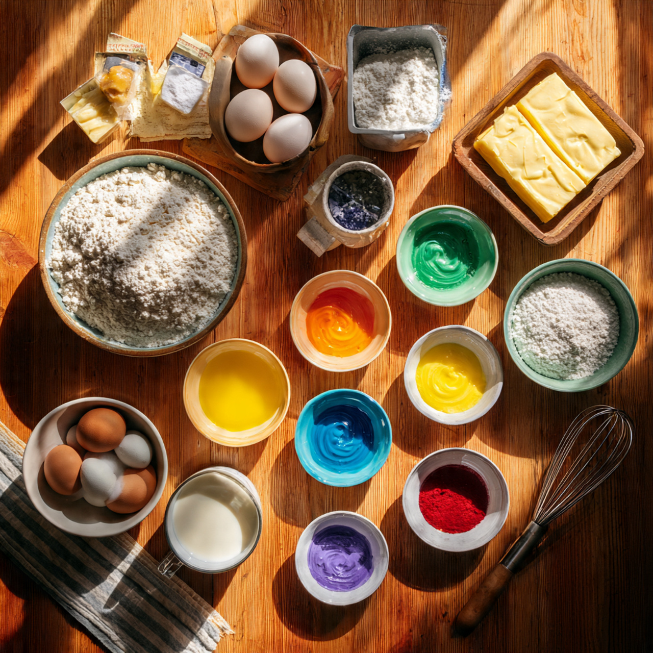 Rainbow Cake 2 Rainbow Cake ingredients