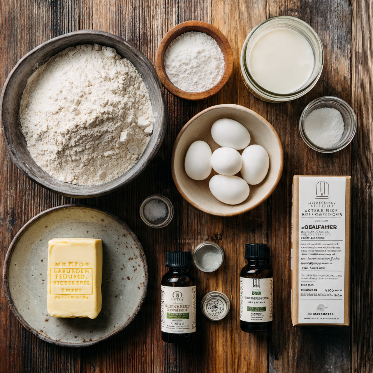 White Cake ingredietns