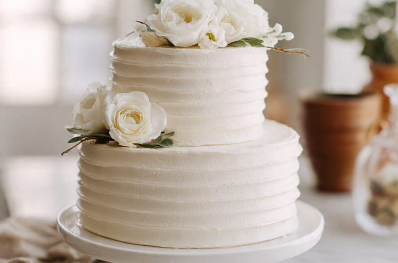 2 Tier Wedding Cake 3 2 Tier Wedding Cake