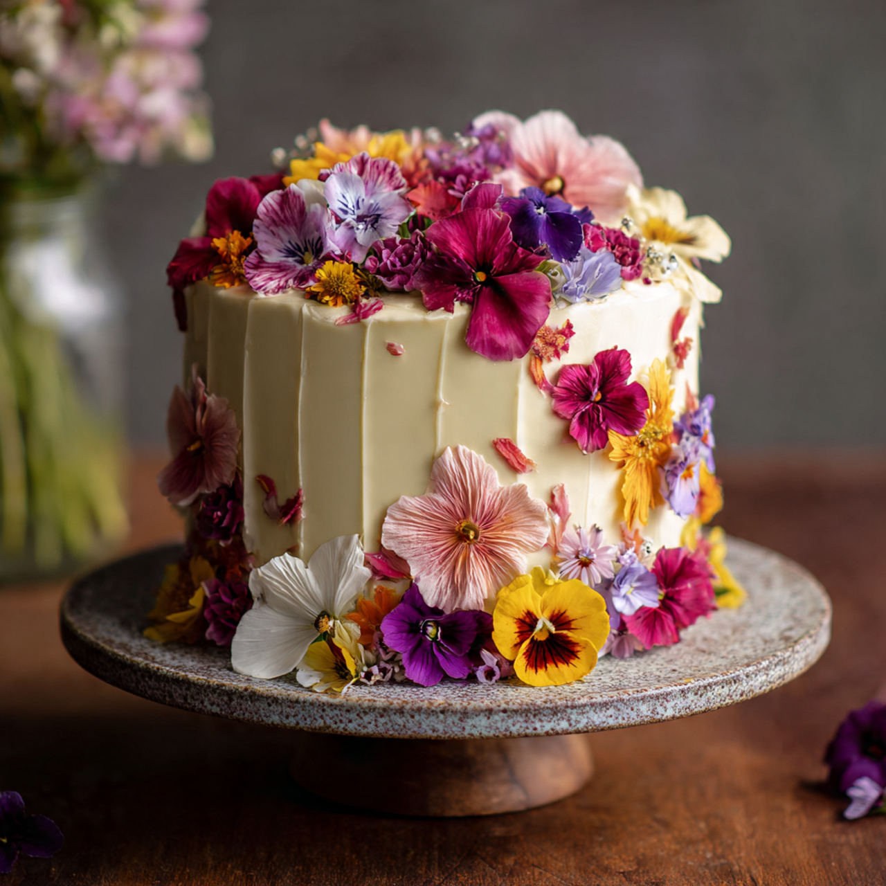 Cake With Flowers