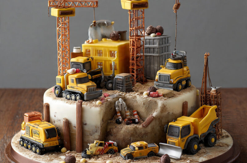 Construction Birthday Cake