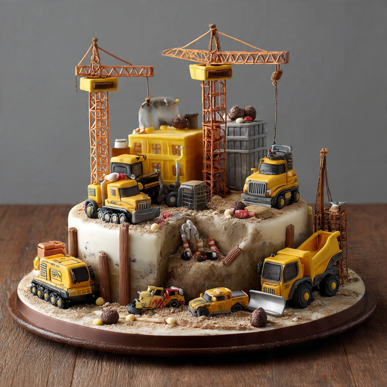 Construction Birthday Cake