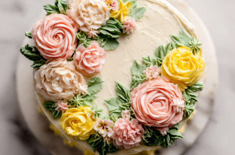 Flower Birthday Cake