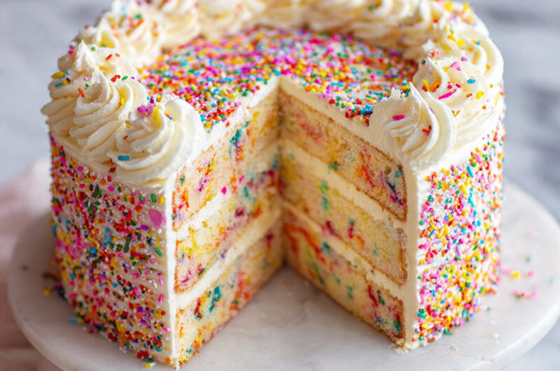 Funfetti Cake 3 Funfetti Cake