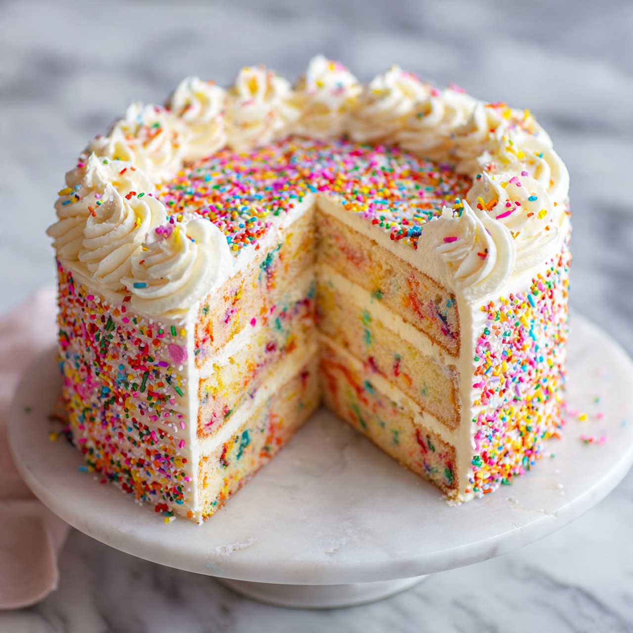 Funfetti Cake 1 Funfetti Cake