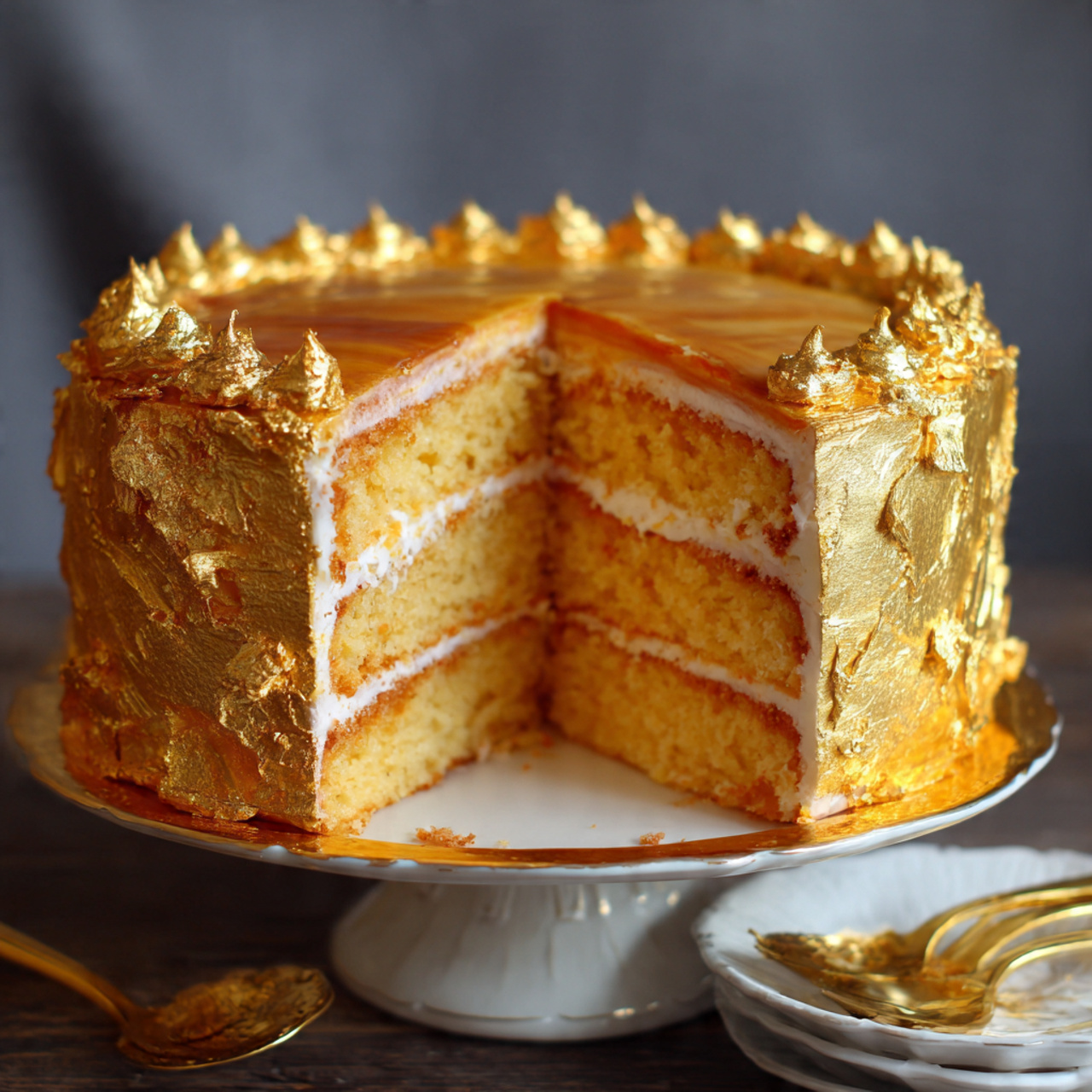 Gold Cake 7 Gold Cake