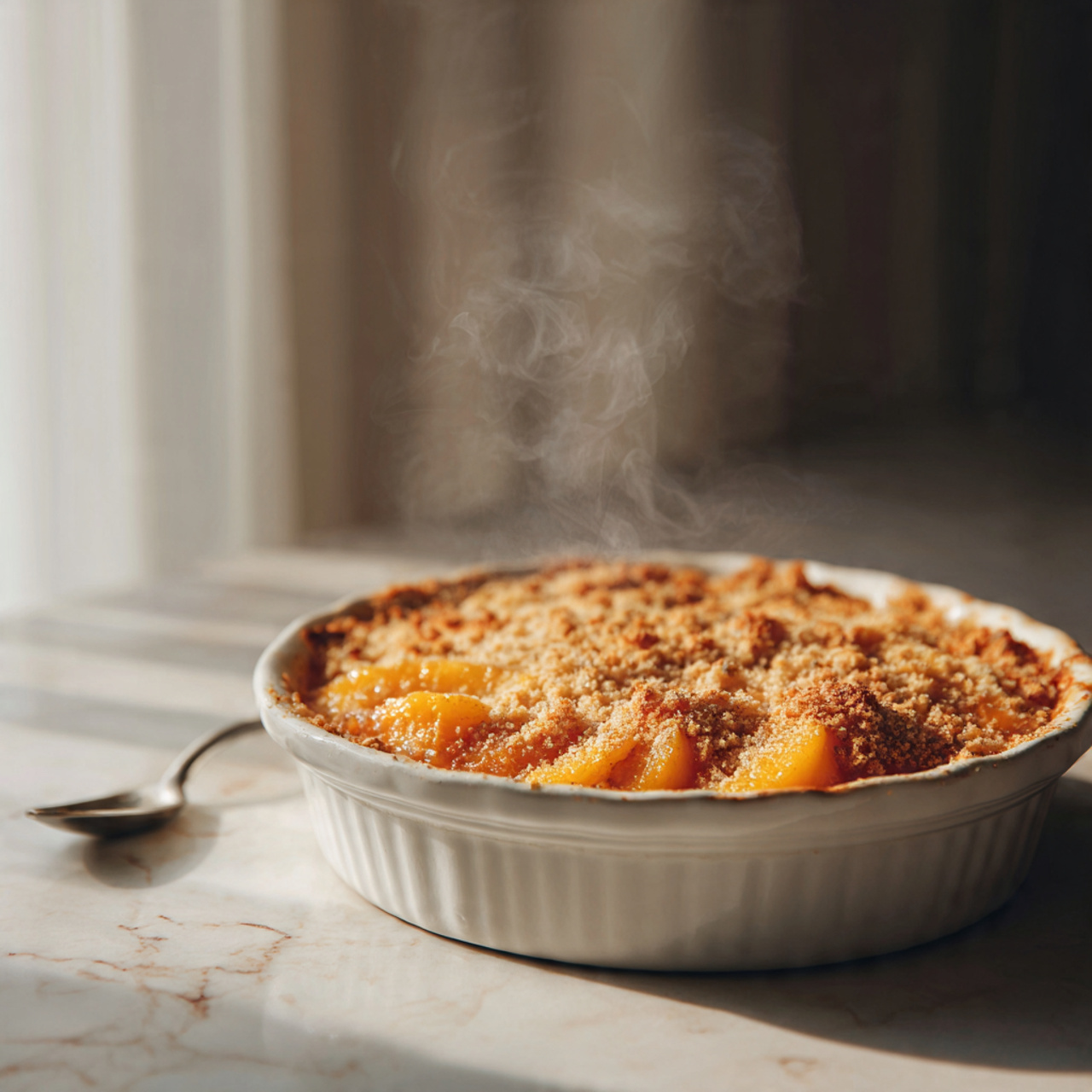 Peach Dump Cake