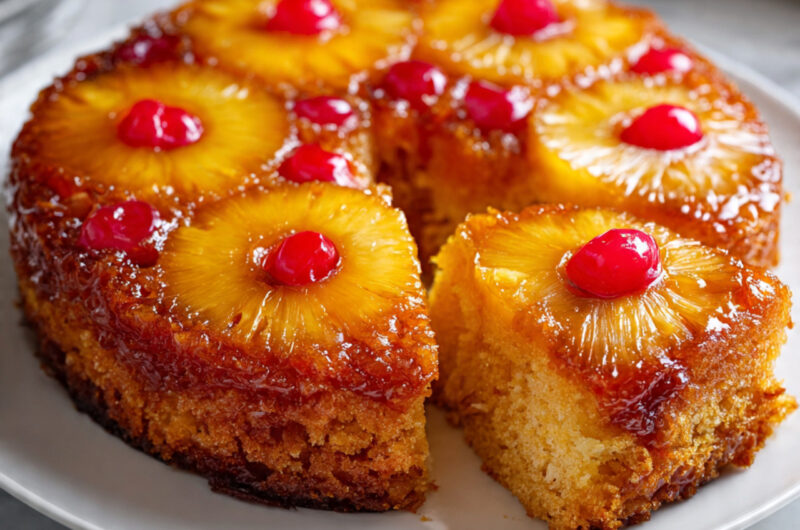 Upside Down Pineapple Cake