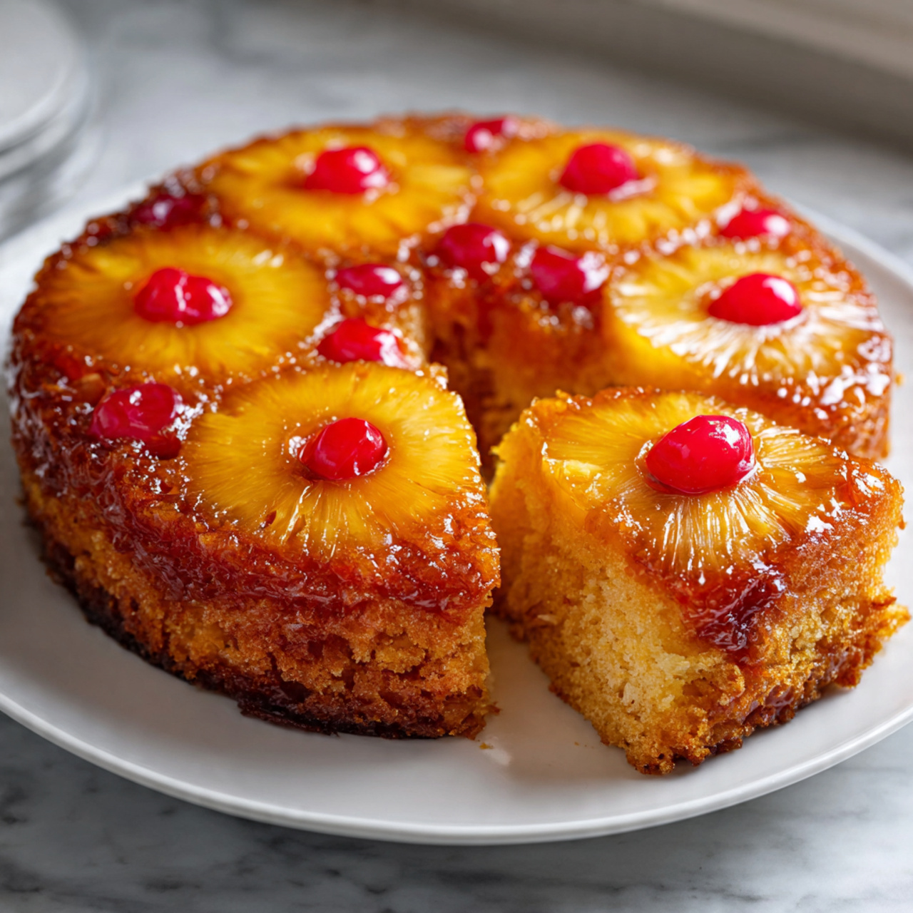 Upside Down Pineapple Cake