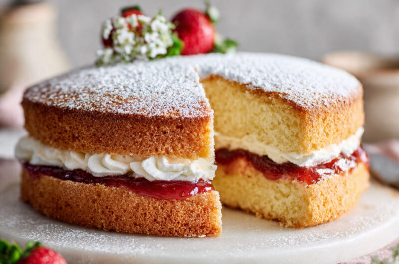 Victoria Sponge Cake 3 Victoria Sponge Cake