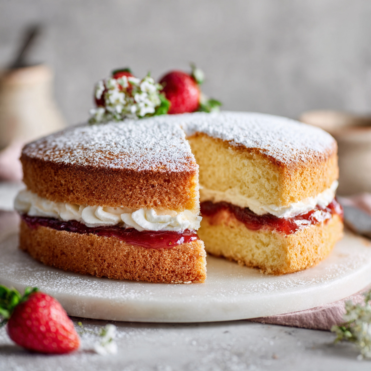 Victoria Sponge Cake 6 Victoria Sponge Cake