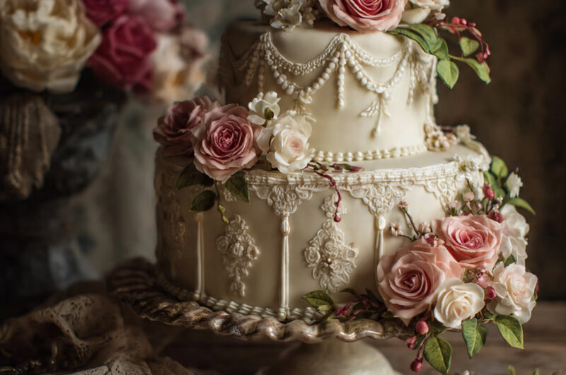 Vintage Wedding Cake