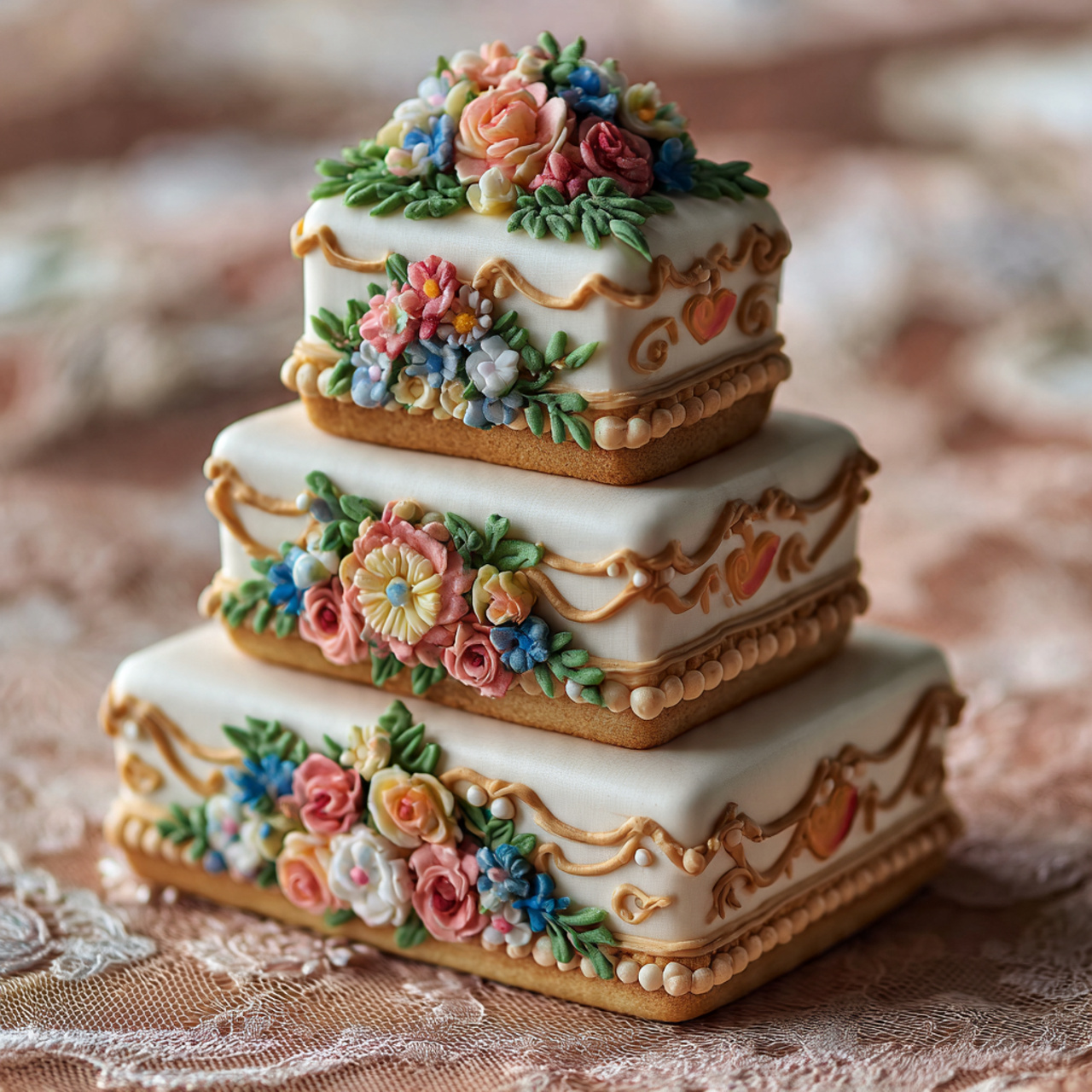 Wedding Cake Cookie 6 Wedding Cake Cookie