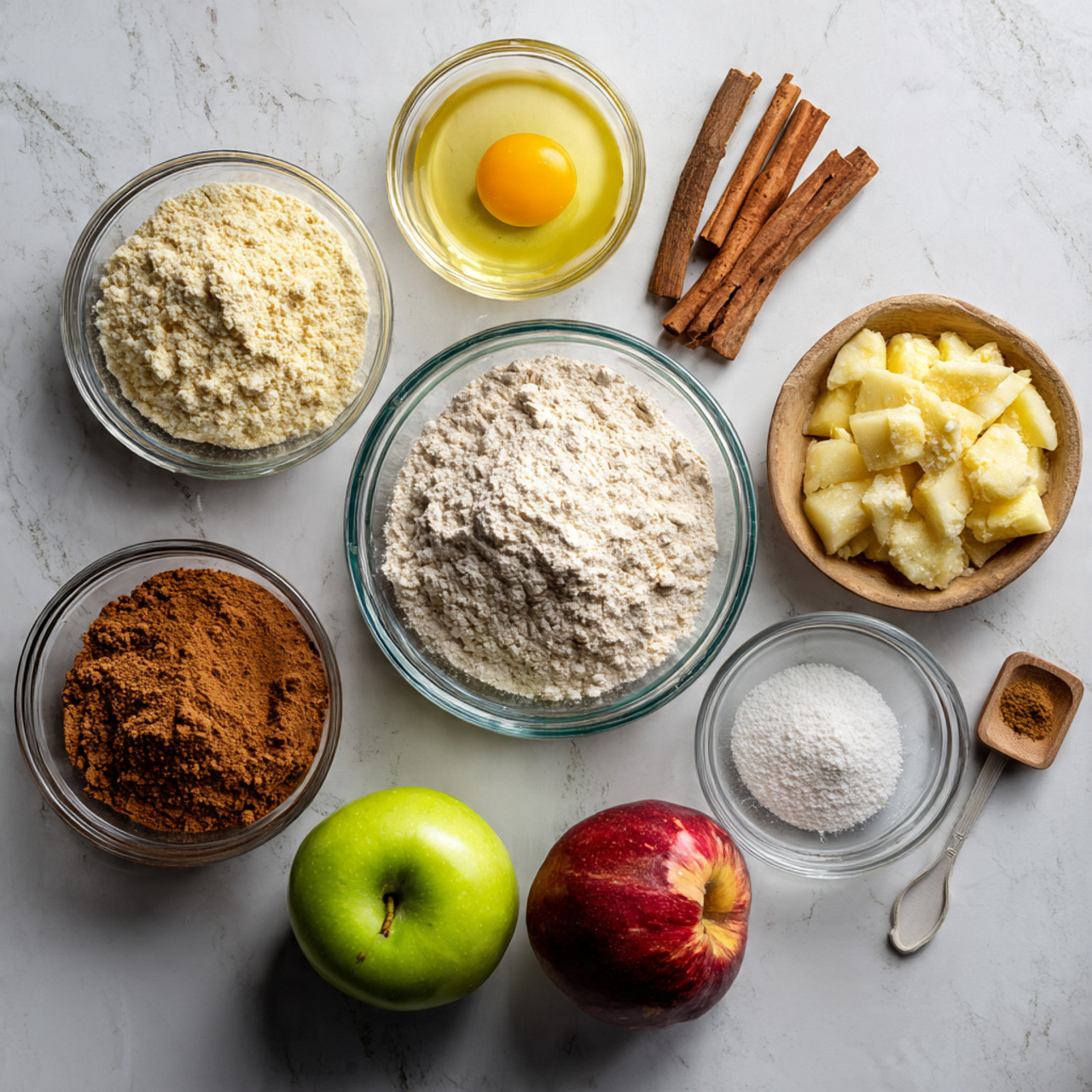 Apple Cake Recipe 2 ingredients of apple cake recipe recipe in glass b