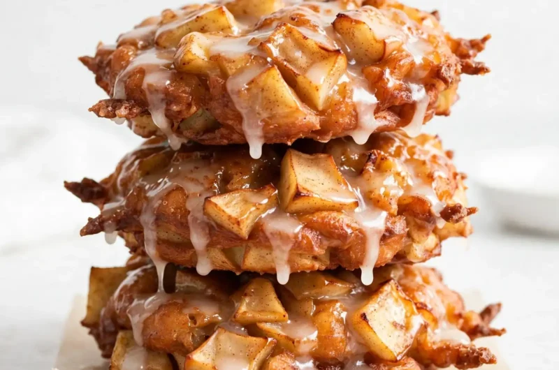 The Crispiest Apple Fritters Recipe That Tastes Like a Warm Hug 3 Crispy Glazed Apple Fritters