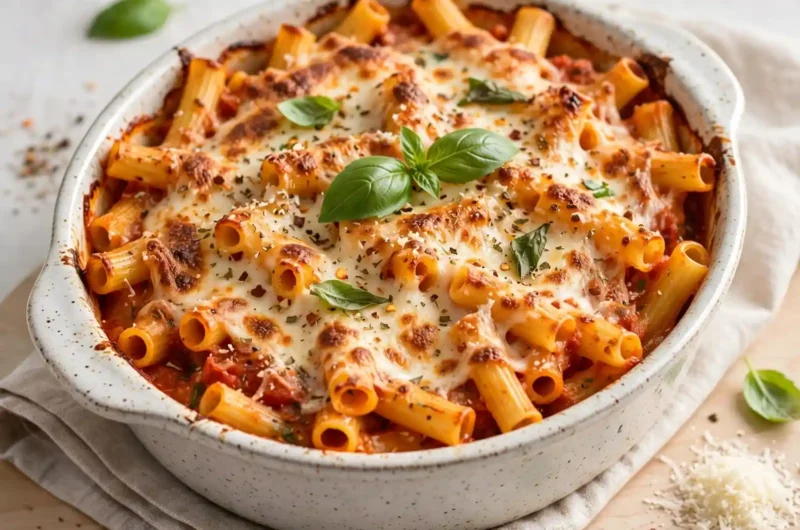 The Coziest Baked Ziti That'll Become Your Family's Most-Requested Dinner 3 Cheesy Baked Ziti