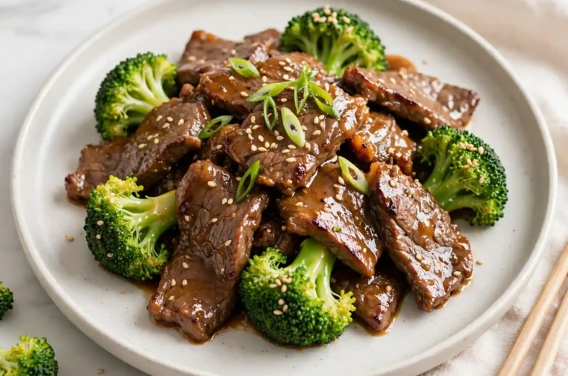 Saucy Beef And Broccoli Stir Fry