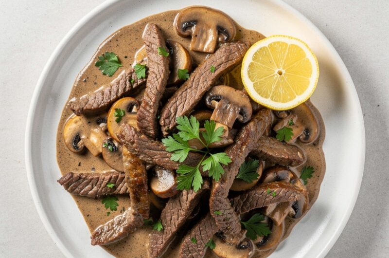 The Richest, Creamiest Beef Stroganoff That Feels Like a Warm Hug 3 Creamy Beef Stroganoff