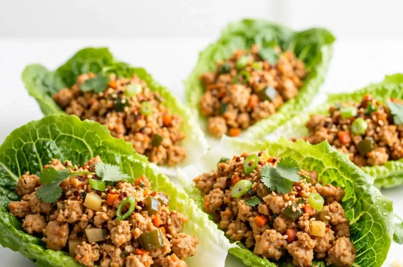 Quick & Irresistible Chicken Lettuce Wraps