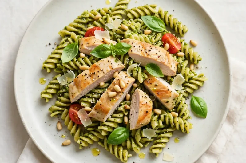 The Creamiest Chicken Pesto Pasta Your Weeknight Dinners Have Been Missing 3 Easy Creamy Chicken Pesto Pasta