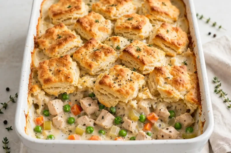 The Coziest Chicken Pot Pie Casserole Your Family Will Request Every Winter 3 The Coziest Chicken Pot Pie Casserole