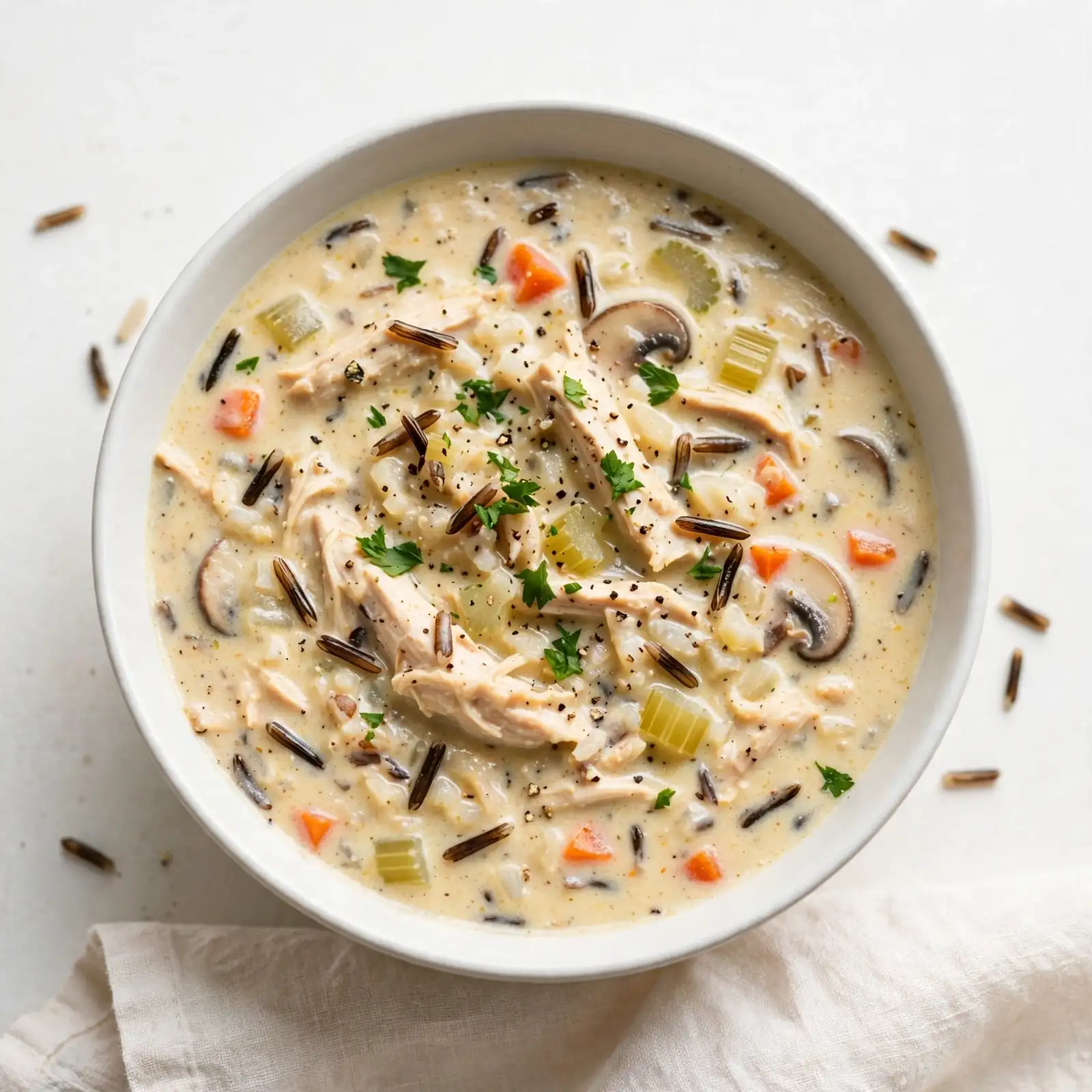 The Creamiest Chicken Wild Rice Soup That Feels Like a Warm Hug in a Bowl 7 Chicken Wild Rice Soup