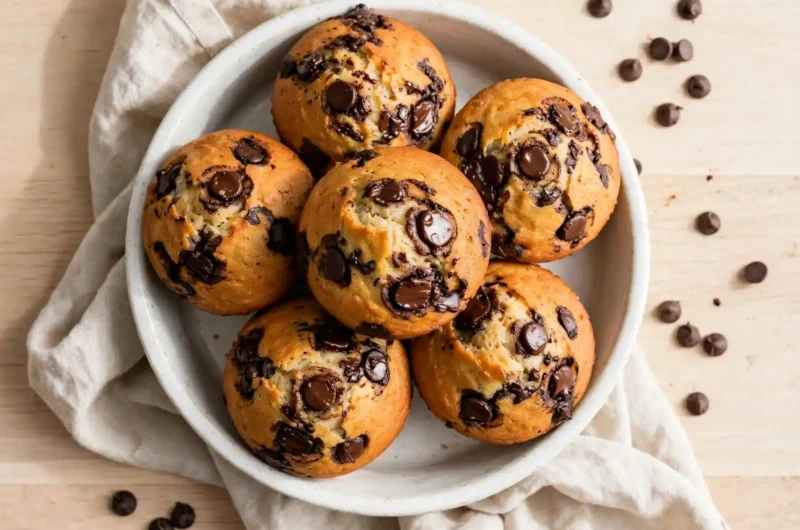 Fluffy Chocolate Chip Muffins That Make Every Morning Feel Special 3 Quick Chocolate Chip Muffins