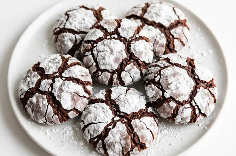The Fudgiest Chocolate Crinkle Cookies That Disappear Every Holiday Season 3 Classic Chocolate Crinkle Cookies