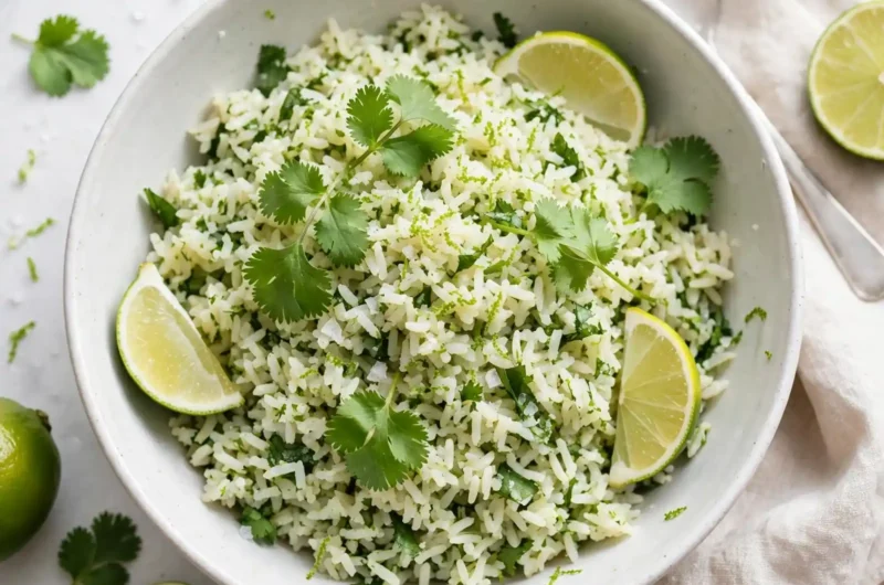 The Brightest, Zestiest Cilantro Lime Rice You'll Ever Make at Home 3 Fluffy Cilantro Lime Rice