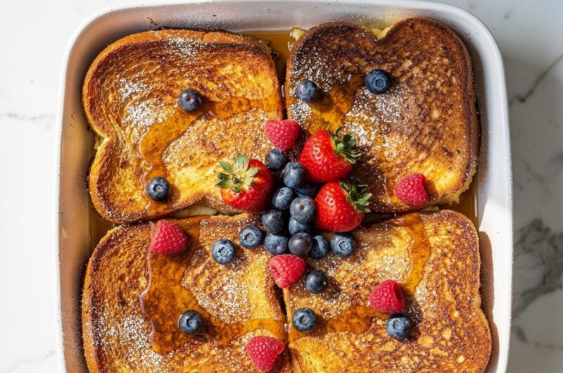 The Most Irresistible French Toast Casserole for Effortless Weekend Mornings 3 Overnight French Toast Casserole with Brown Sugar Streusel