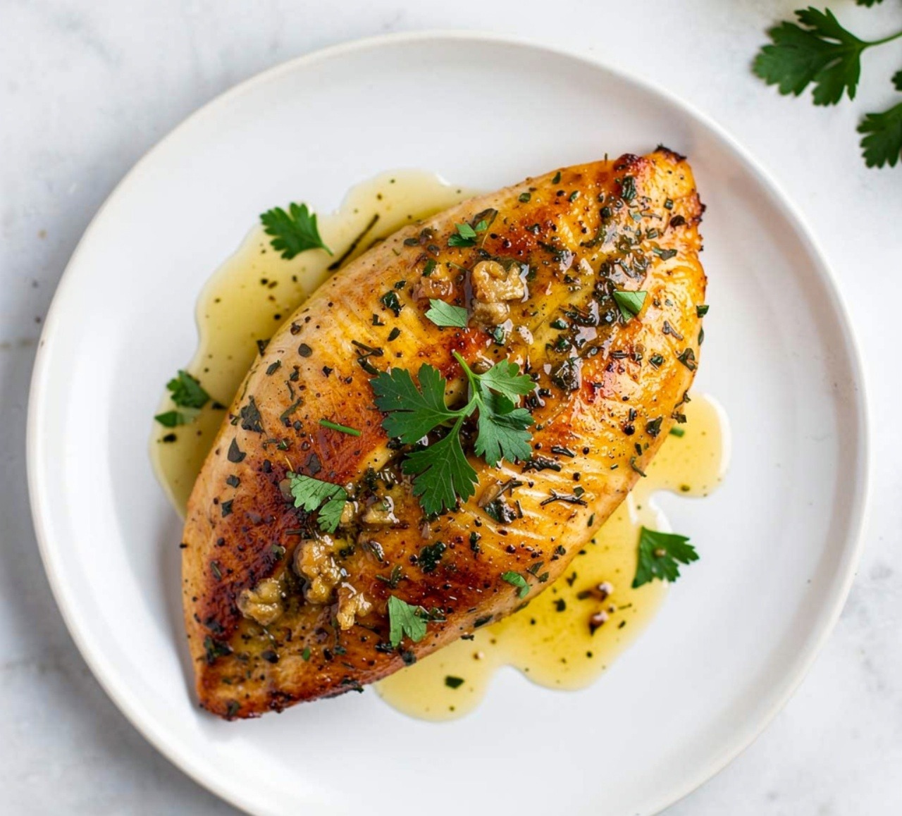 Garlic Butter Baked Chicken Breast