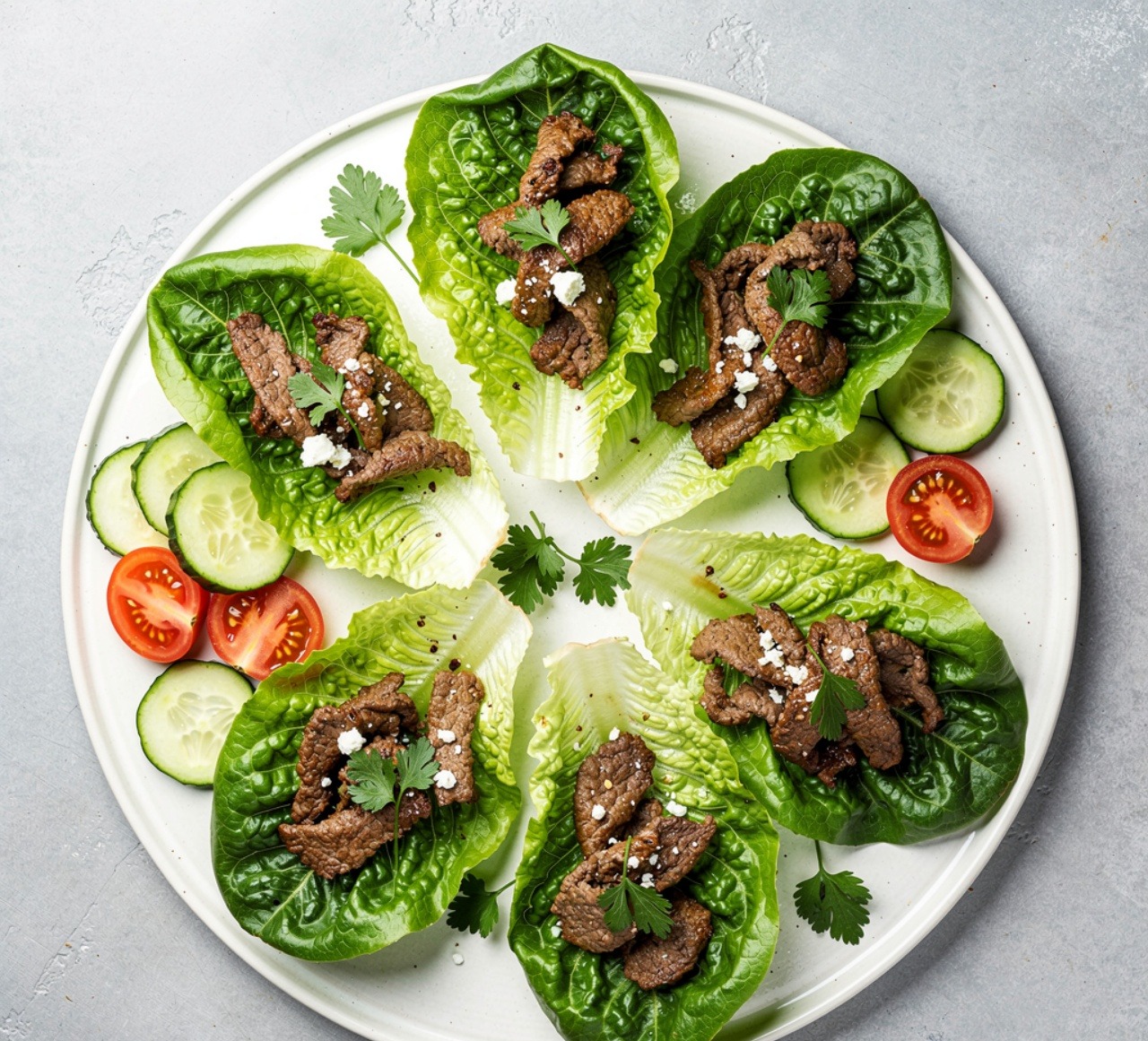 13 Satisfying Ground Beef Recipes That Make Dinner Feel Exciting Again 11 Greek Spiced Beef Lettuce Wraps