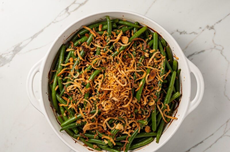 The Creamiest Green Bean Casserole That Steals the Show Every Holiday 3 Classic Homemade Green Bean Casserole