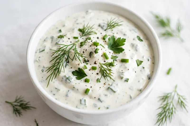 Quick Homemade Ranch Dressing