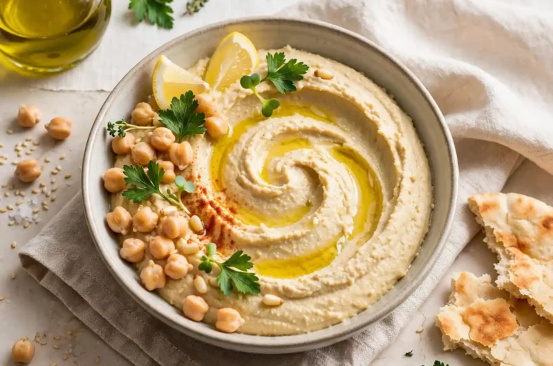 The Creamiest Homemade Hummus Recipe That'll Ruin Store-Bought Forever 3 The Creamiest Homemade Hummus Recipe