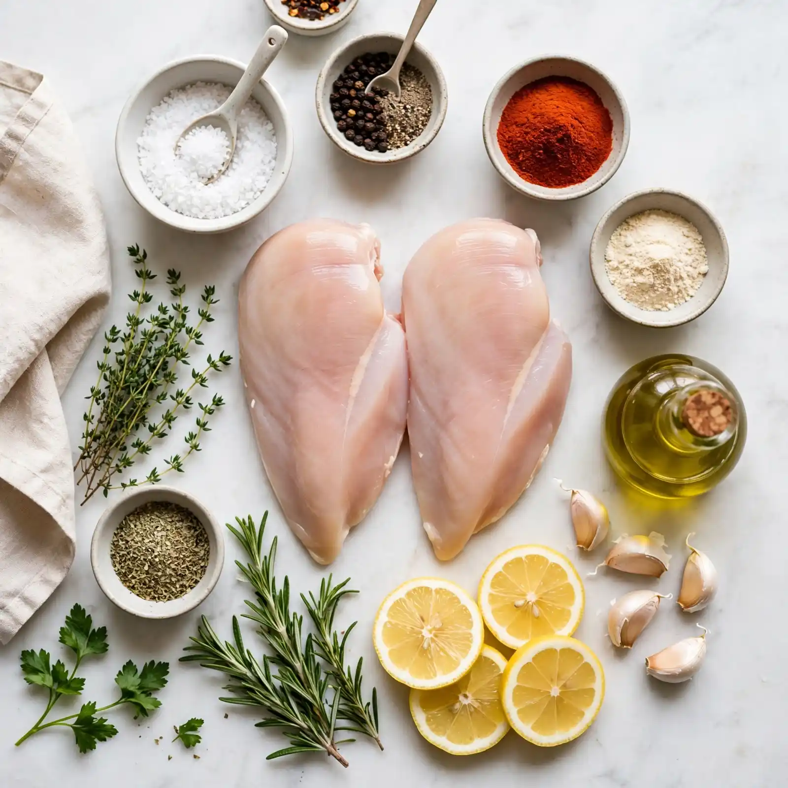 Perfectly Juicy Baked Chicken Breast That Makes Weeknight Dinners Effortless 2 Ingredients of Baked Chicken Breast