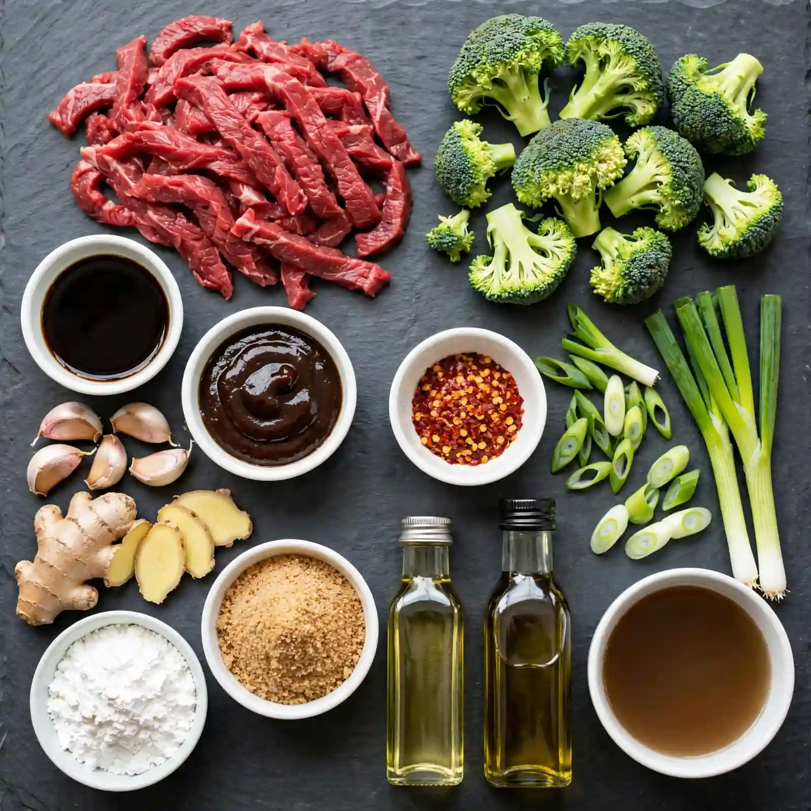 Ingredients of Beef And Broccoli