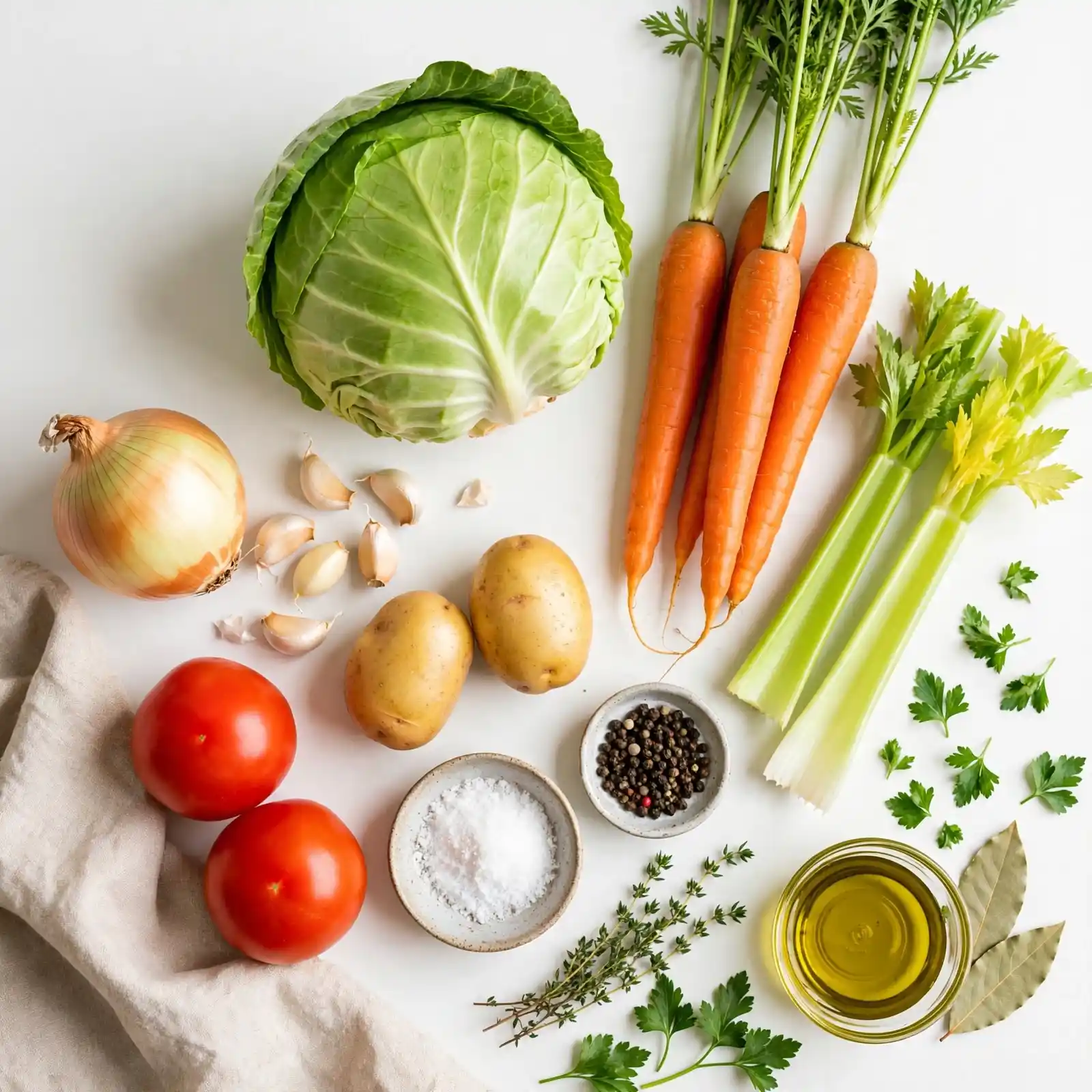 The Coziest Cabbage Soup Recipe That Warms You From the Inside Out 2 Ingredients of Cabbage Soup Recipe