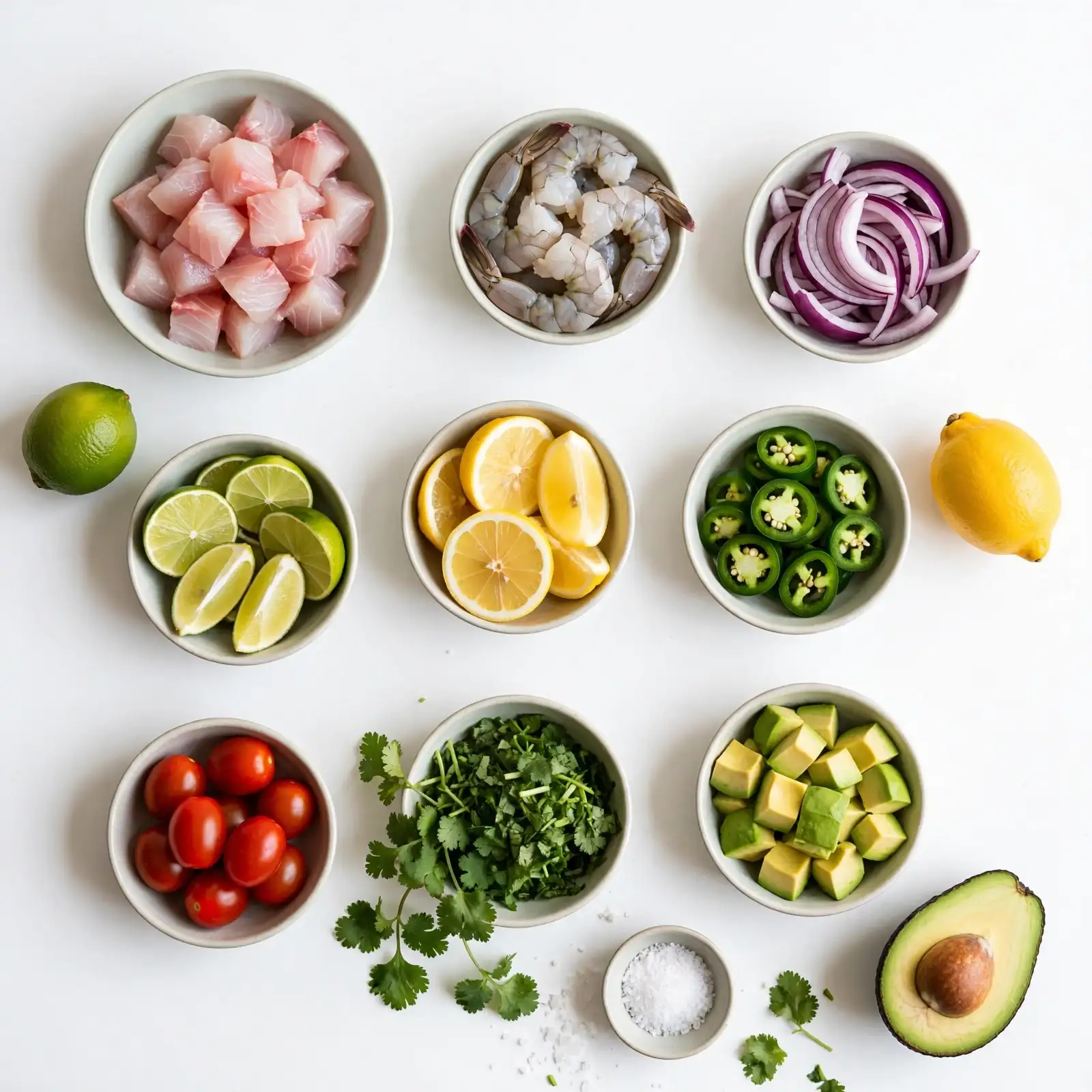 Ingredients of Ceviche Recipe