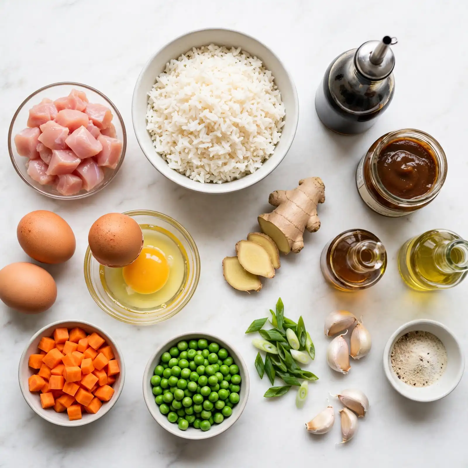 The Best Homemade Chicken Fried Rice You'll Make Again and Again 2 Ingredients of Chicken Fried Rice