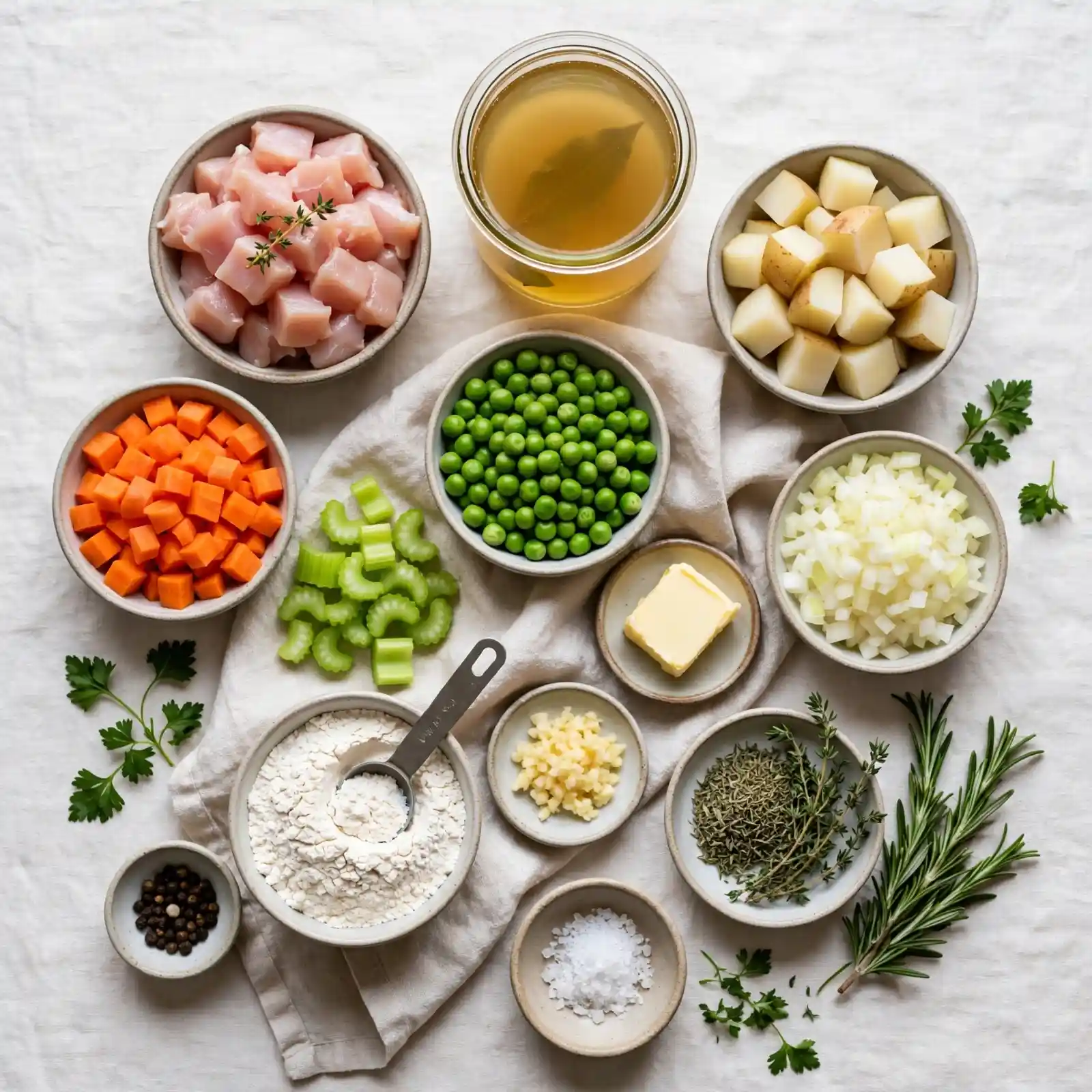 The Coziest Chicken Pot Pie Soup Your Family Will Request Every Winter 2 Ingredients of Chicken Pot Pie Soup